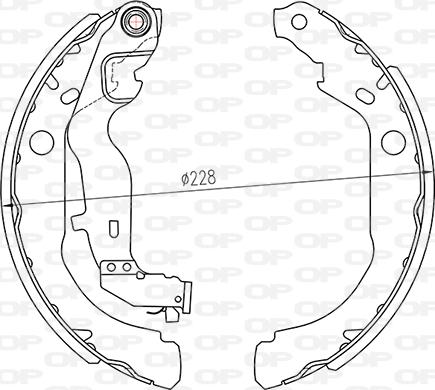 Open Parts BSA2264.00 - Stabdžių trinkelių komplektas autoreka.lt