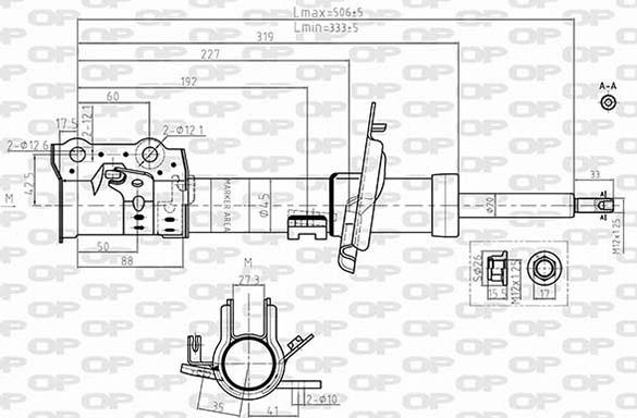 Open Parts SAB8620.31 - Amortizatorius autoreka.lt