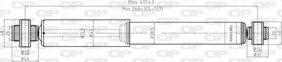 Open Parts SAB8004.32 - Amortizatorius autoreka.lt