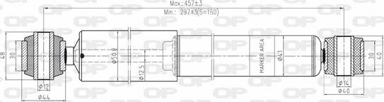 Open Parts SAB8006.32 - Amortizatorius autoreka.lt