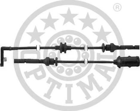 Optimal WKT-50360K - Įspėjimo kontaktas, stabdžių trinkelių susidėvėjimas autoreka.lt