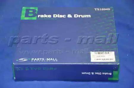 Parts-Mall PRA-037 - Stabdžių diskas autoreka.lt