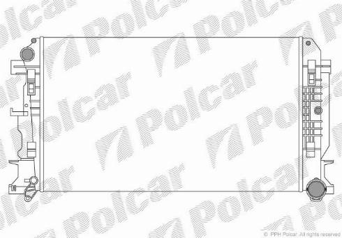 Polcar 957208-3 - Radiatorius, variklio aušinimas autoreka.lt