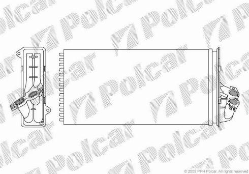 Polcar 5012N81X - Šilumokaitis, salono šildymas autoreka.lt