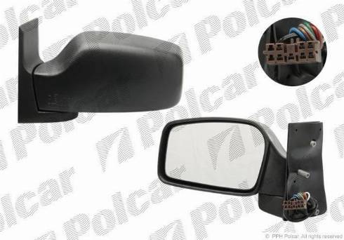 Polcar 2380526M - Išorinis veidrodėlis autoreka.lt