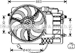 Prasco BW7516 - Ventiliatorius, radiatoriaus autoreka.lt