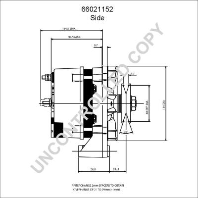 Prestolite Electric 66021152 - Kintamosios srovės generatorius autoreka.lt