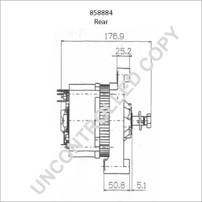 Prestolite Electric 858884 - Kintamosios srovės generatorius autoreka.lt