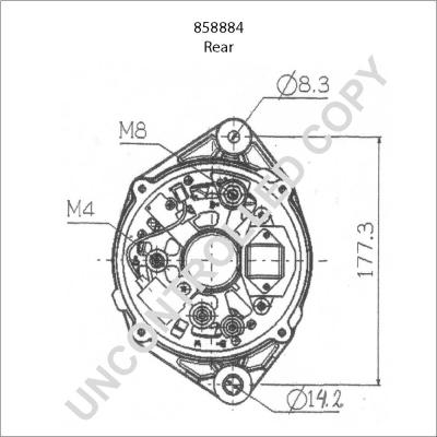 Prestolite Electric 858884 - Kintamosios srovės generatorius autoreka.lt