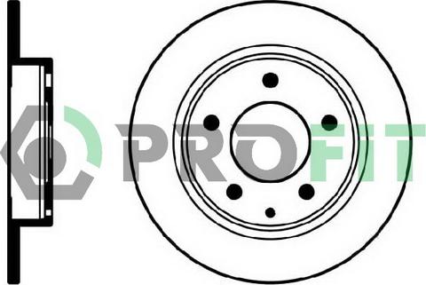 Profit 5010-0524 - Stabdžių diskas autoreka.lt