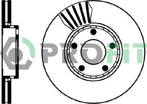 Profit 5010-0320 - Stabdžių diskas autoreka.lt
