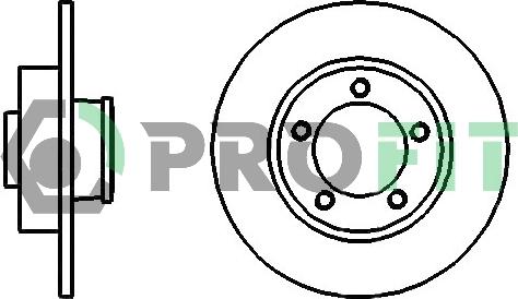 Profit 5010-1498 - Stabdžių diskas autoreka.lt