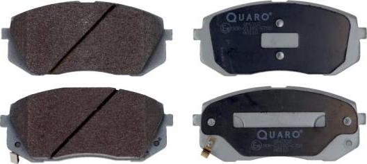 QUARO QP6702 - Stabdžių trinkelių rinkinys, diskinis stabdys autoreka.lt