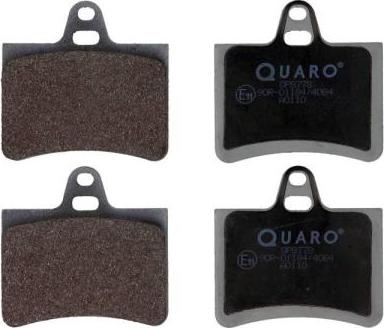 QUARO QP8778 - Stabdžių trinkelių rinkinys, diskinis stabdys autoreka.lt