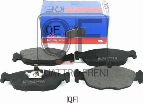 Quattro Freni QF61100 - Stabdžių trinkelių rinkinys, diskinis stabdys autoreka.lt