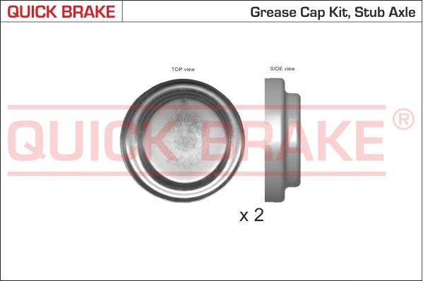 QUICK BRAKE 9824K - Dangtelis, rato guolis autoreka.lt