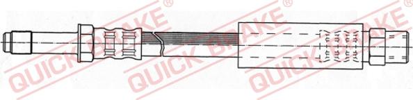 QUICK BRAKE 32.327 - Stabdžių žarnelė autoreka.lt