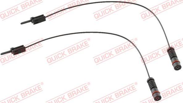 QUICK BRAKE WS 0116 A - Įspėjimo kontaktas, stabdžių trinkelių susidėvėjimas autoreka.lt