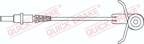 QUICK BRAKE WS 0185 A - Įspėjimo kontaktas, stabdžių trinkelių susidėvėjimas autoreka.lt