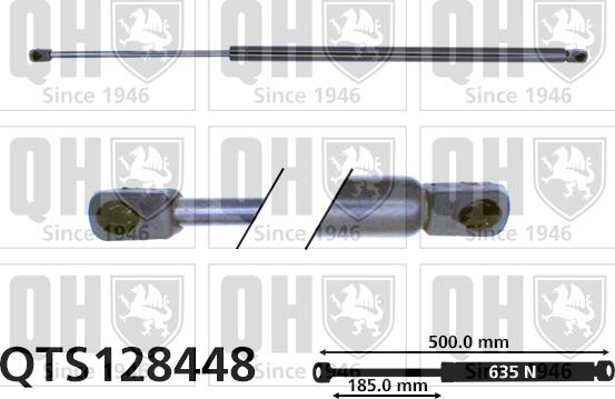 Quinton Hazell QTS128448 - Dujinė spyruoklė, bagažinė autoreka.lt