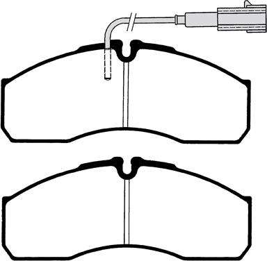 Valeo 541601 - Stabdžių trinkelių rinkinys, diskinis stabdys autoreka.lt