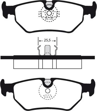 Magneti Marelli 363702160317 - Stabdžių trinkelių rinkinys, diskinis stabdys autoreka.lt