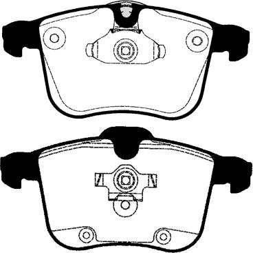 Triscan 1100-0986494280 - Stabdžių trinkelių rinkinys, diskinis stabdys autoreka.lt