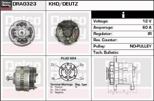 Remy DRA0323 - Kintamosios srovės generatorius autoreka.lt