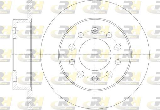 Roadhouse 6762.00 - Stabdžių diskas autoreka.lt