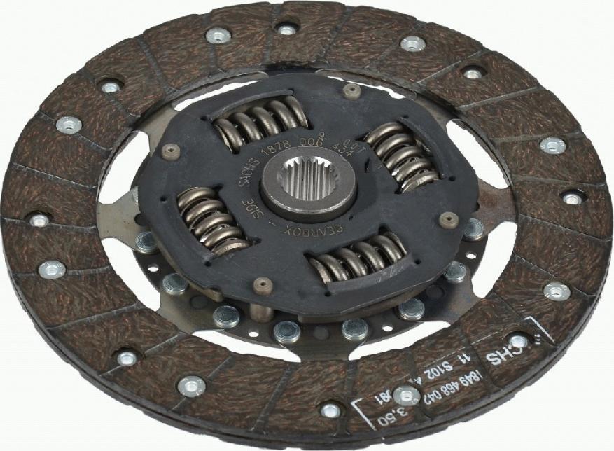 SACHS 1878 006 434 - Sankabos diskas autoreka.lt