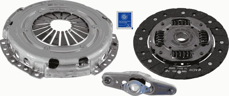 SACHS 3000 950 100 - Sankabos komplektas autoreka.lt