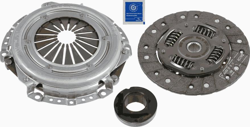 SACHS 3 000 951 012 - Sankabos komplektas autoreka.lt