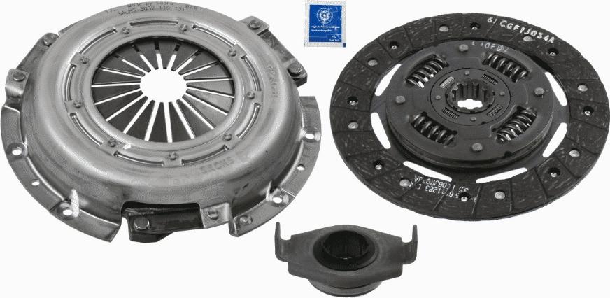 SACHS 3 000 152 002 - Sankabos komplektas autoreka.lt