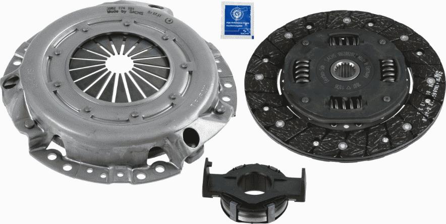 SACHS 3 000 108 002 - Sankabos komplektas autoreka.lt