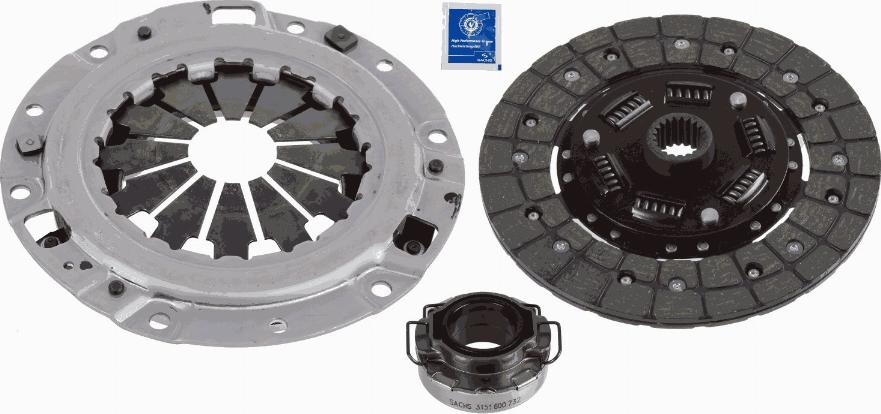 SACHS 3000 858 301 - Sankabos komplektas autoreka.lt