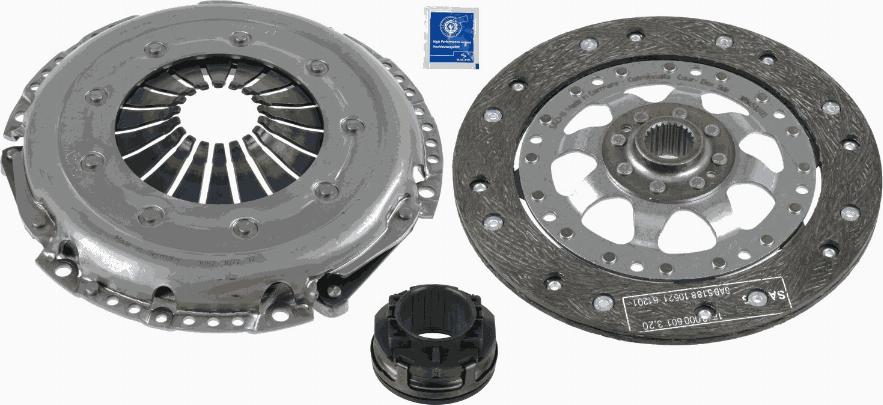 SACHS 3000 839 801 - Sankabos komplektas autoreka.lt