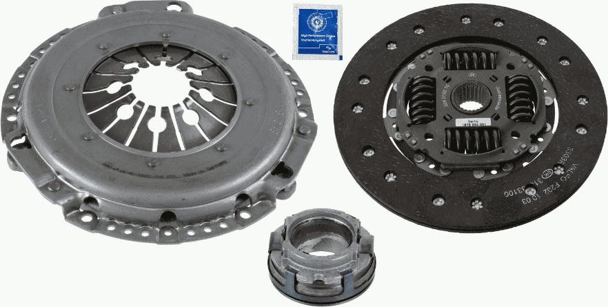 SACHS 3 000 826 901 - Sankabos komplektas autoreka.lt