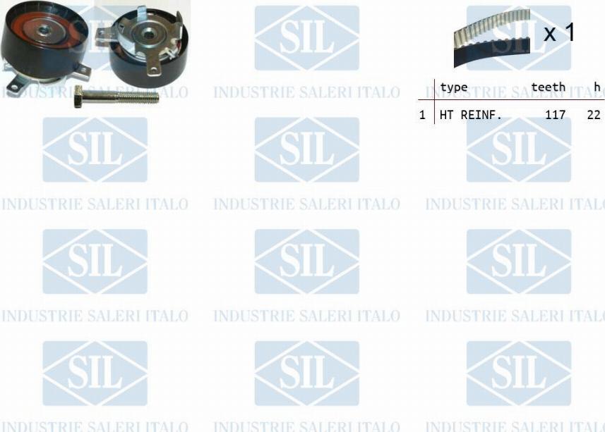 Saleri SIL TK1337 - Paskirstymo diržo komplektas autoreka.lt