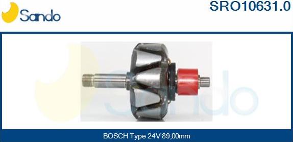 Sando SRO10631.0 - Rotorius, kintamosios srovės generatorius autoreka.lt