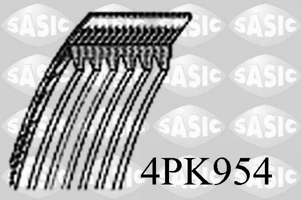 Sasic 4PK954 - V formos rumbuoti diržai autoreka.lt