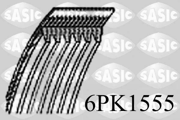 Sasic 6PK1555 - V formos rumbuoti diržai autoreka.lt
