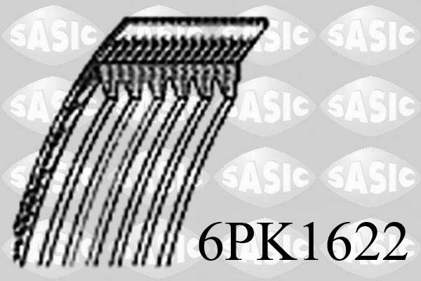 Sasic 6PK1622 - V formos rumbuoti diržai autoreka.lt