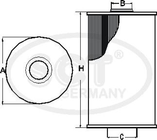 SCT-MANNOL SH 4031 P - Alyvos filtras autoreka.lt