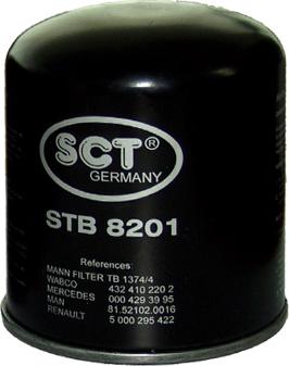 SCT-MANNOL STB 8201 - Oro džiovintuvo kasetė, suspausto oro sistema autoreka.lt