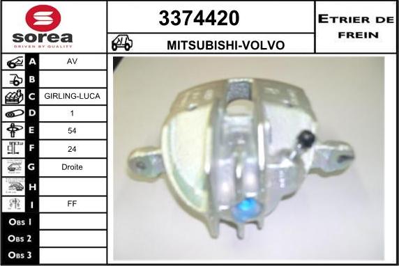 Sera 3374420 - Stabdžių apkaba autoreka.lt