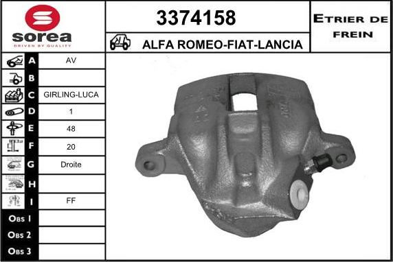 Sera 3374158 - Stabdžių apkaba autoreka.lt