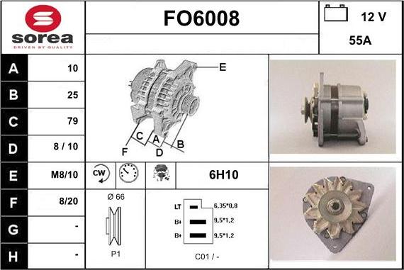 Sera FO6008 - Kintamosios srovės generatorius autoreka.lt