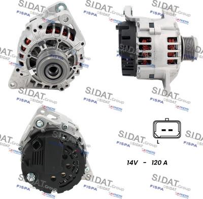 Sidat A12VA1170A2 - Kintamosios srovės generatorius autoreka.lt