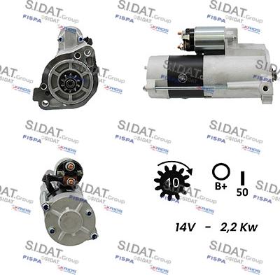 Sidat S12MH0041A2 - Starteris autoreka.lt