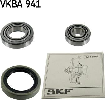 SKF VKBA 941 - Rato guolio komplektas autoreka.lt